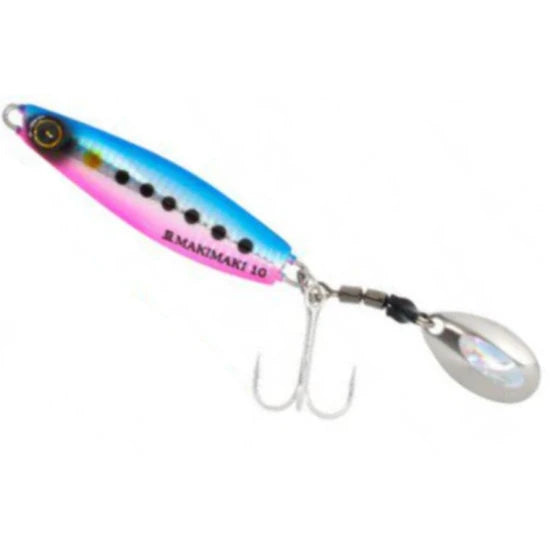 Pilker Hayabusa Jack Eye Maki Maki Fs-434 Jigs, Blue Pink Zebra, 30g, 6.2cm