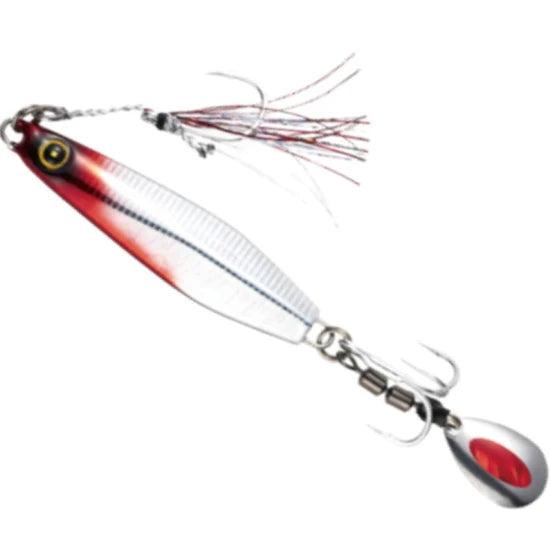 Pilker Hayabusa Jack Eye Makimaki, Blody Silver, 40g, 7cm