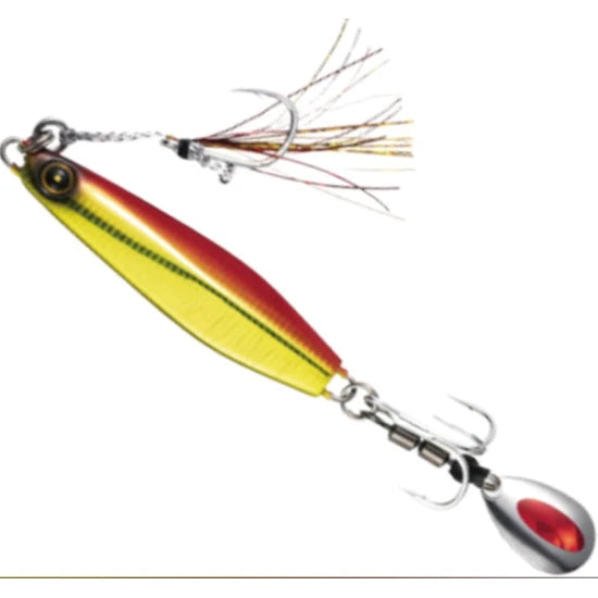 Pilker Hayabusa Jack Eye Makimaki, Green Red Gold, 40g, 7cm