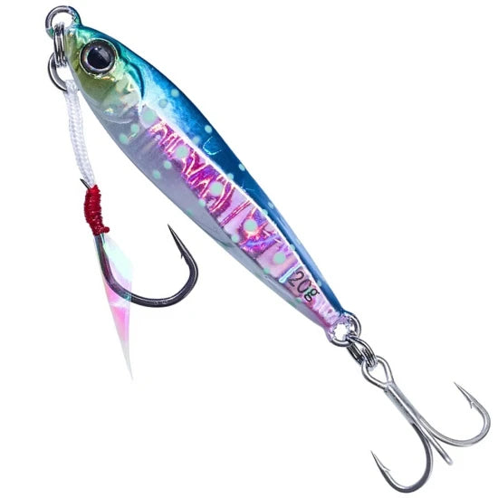 Pilker Illex Big Backer Jig, 5.4cm, 20g, Bullpin/glow Dot, 1buc/pac
