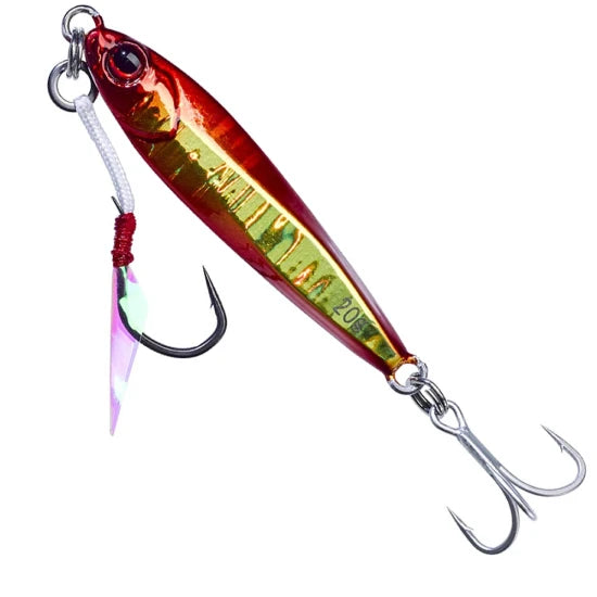 Pilker Illex Big Backer Jig, 6.2cm, 30g, Akakin/magma Wave, 1buc/pac