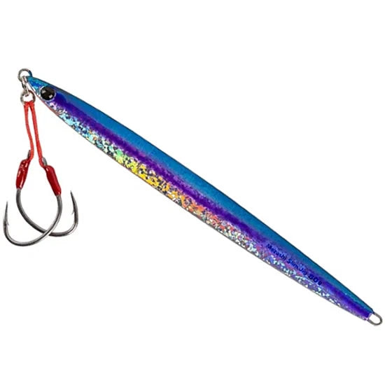 Pilker Mustad Mezashi Jig Slim, Anchovy Glow, 80g, 16.00cm