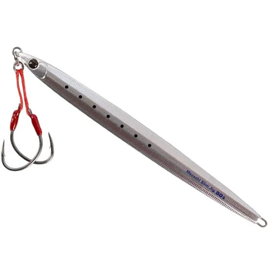 Pilker Mustad Mezashi Jig Slim, Shirasu Glow, 60g, 14.50cm