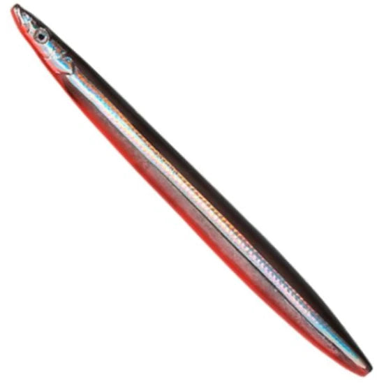 Pilker Savage Gear 3d Line Thru Sandeel Sinking, Black Red, 11g, 8.5cm, 1buc/pac
