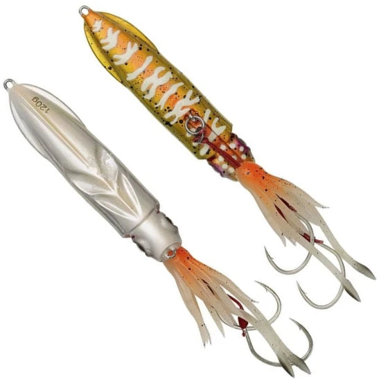 Pilker Savage Gear Swimsquid Inchiku, Orange Gold Glow, 9cm, 120g, 1buc/pac