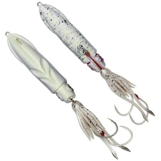 Pilker Savage Gear Swimsquid Inchiku, White Glow, 9cm, 120g, 1buc/pac