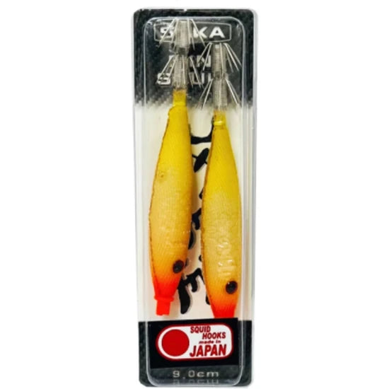 Pilker Tubertini Jig Seika Predator Fishing Mini Squid Soft Silk, Culoare 54, 9cm, 2buc/pac