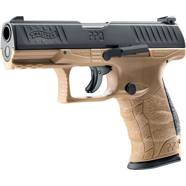 Pistol Umarex CO2 Airsoft Walther PPQ M2 T4E FDE CAL.43 8BB 5J