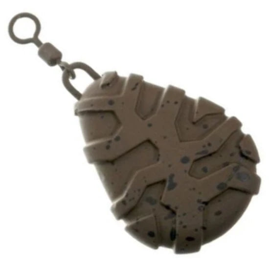 Plumb Carp Pro Delight Flat Pear Swivel Lead, 4oz-113g, 1buc/pac