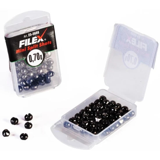 Plumb Filfishing Filex Mini Split Shots, 0.45g