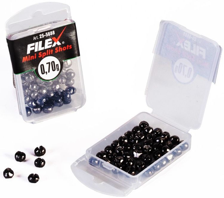 Plumb Filfishing Filex Mini Split Shots, 2.00g