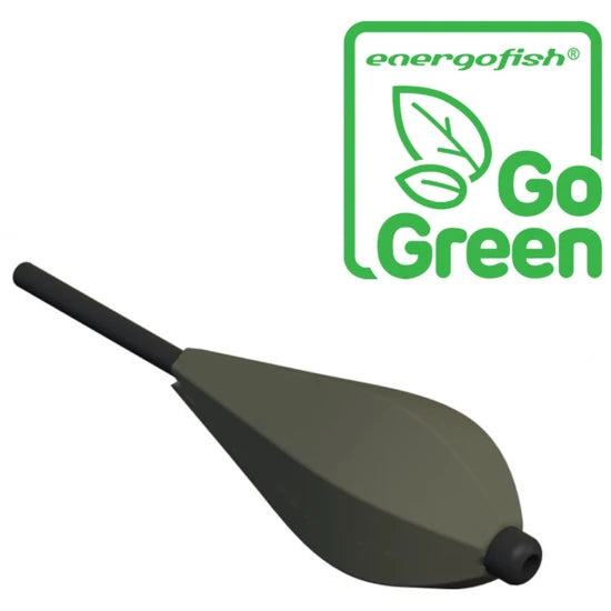Plumb Hexagonal Inline Carp Expert Go Green Lf-distance Torpedo 60g