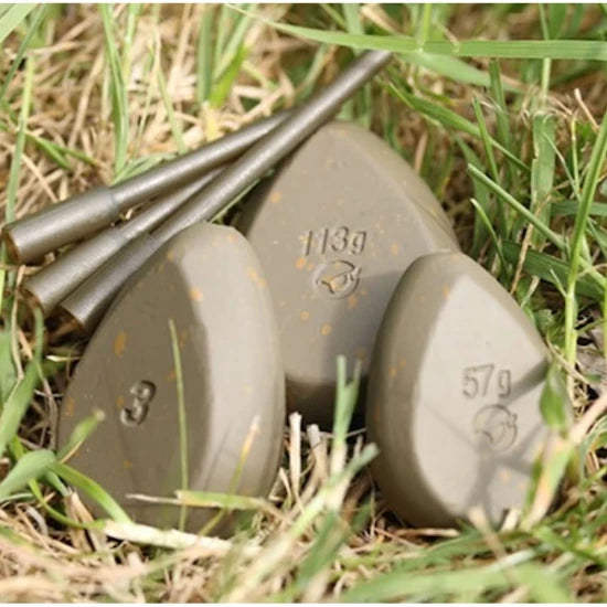 Plumb Inline Korda Flatliner Pear Inline, 3oz/84g, 2buc/pac
