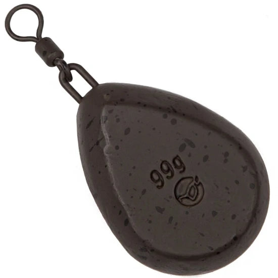 Plumb  Korda Flat Pear Swivel, 4oz/112g, 1buc/pac