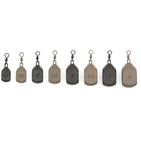 Plumb Korda Square Pear Swivel, 4oz/112gr, 2buc/pac