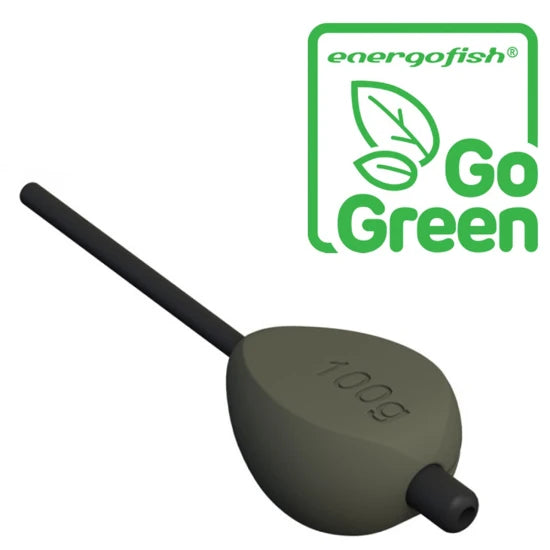 Plumb Plat Inline Carp Expert Go Green Drop Flat 80g