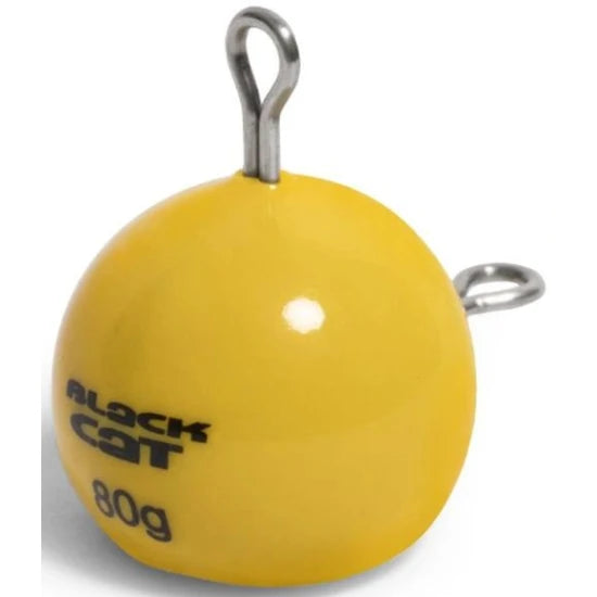 Plumb Wobler Black Cat Ball, Yellow 80g, 1buc/pac