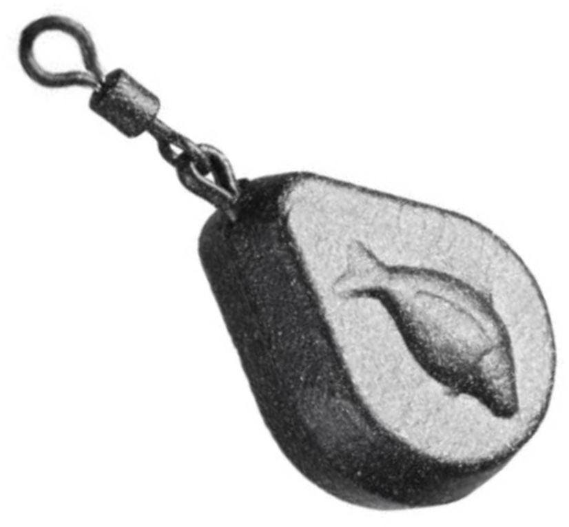 Plumb Zfish Flat Pear Lead, 60g, 1buc/pac