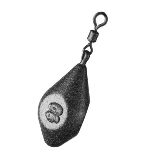 Plumb Zfish Tribomb Lead, 90g, Negru