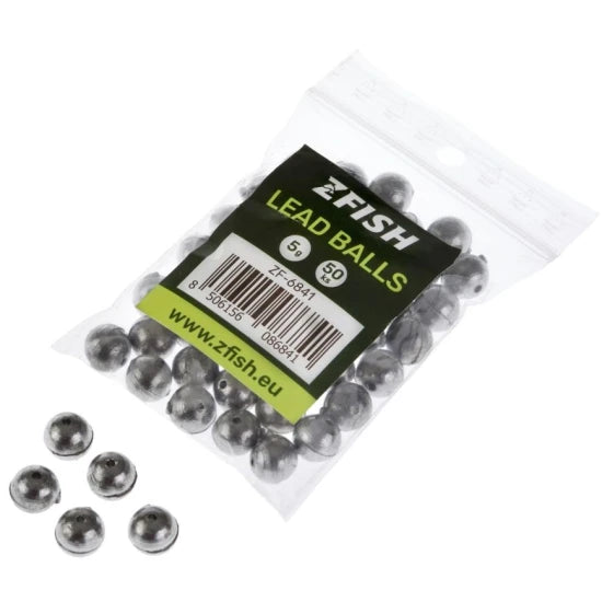 Plumbi Alice Zfish Lead Ball, 2g, 50buc/plic