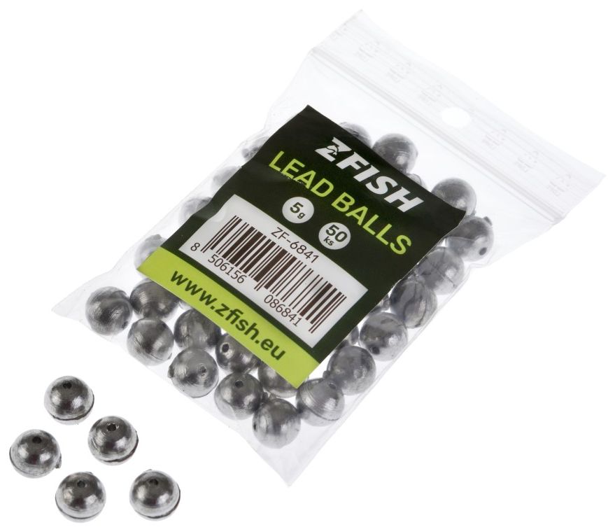 Plumbi Alice Zfish Lead Ball, 5g, 50buc/plic