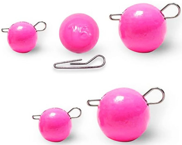 Plumbi Cheburashka Cu Agrafa Detasabila, Roz Fluo, 16g, 5buc/plic