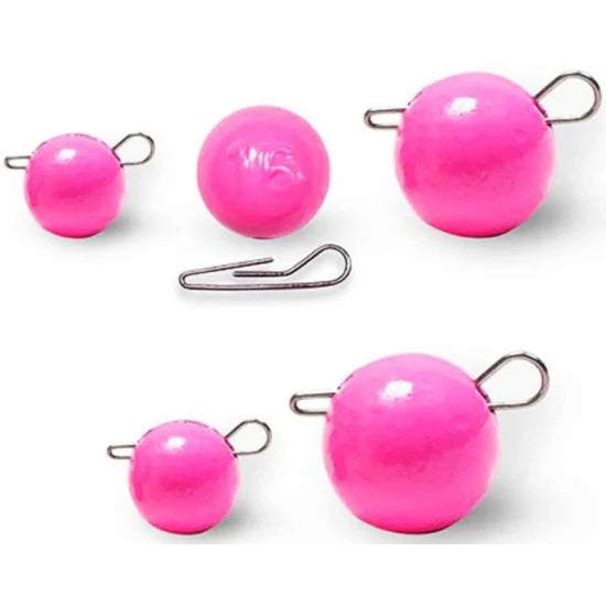Plumbi Cheburashka Cu Agrafa Detasabila, Roz Fluo, 9g, 7buc/plic