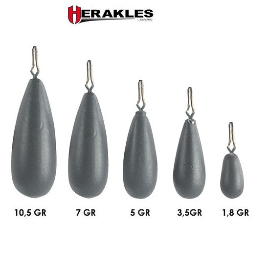 Plumbi Colmic Herakles Olive Shot Sinkers 3.5g