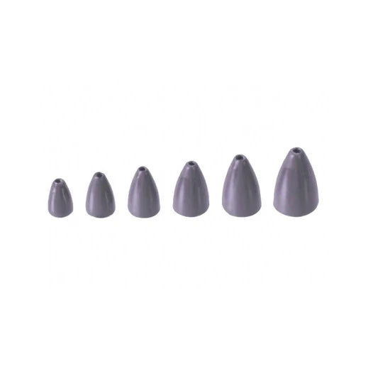 Plumbi Colmic Herakles Texas Bullet Matt Grey 1.0g