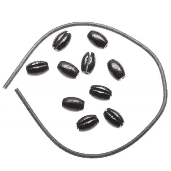 Plumbi Despicati + 50cm Tub Cauciuc Extra Carp Pop-up Weights 1.00g, 10buc/pac