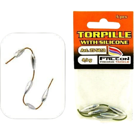 Plumbi Falcon Torpile Culisanti Cu Silicon, 1g, 5buc/pac