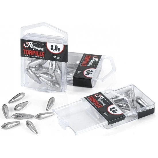 Plumbi Filfishing Torpile Culisanti Cu Silicon, 3g, 10buc/pac