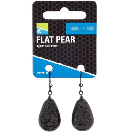 Plumbi PRESTON Flat Pear, 30g, 2buc/pac