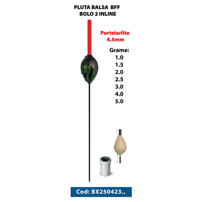 Pluta Jaxon Balsa BFF Bolo 2 Inline 8g Portstarlite