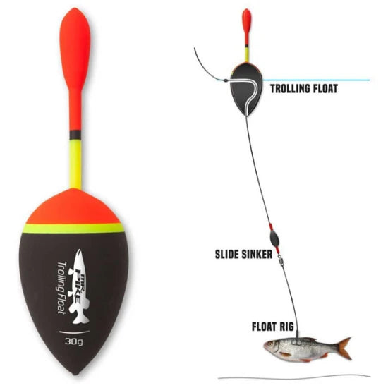 Pluta Rapitori Quantum Mr. Pike Trolling Float, 30g, 125mm