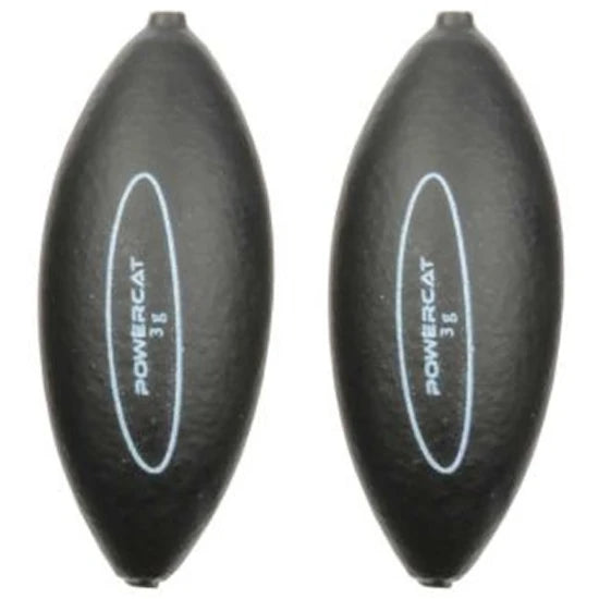 Plute Monturi Somn Nevis Powercat Micro U-float, Negru, 1.5g, 2buc/pac