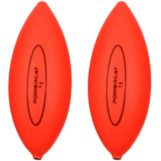 Plute Monturi Somn Nevis Powercat Micro U-float, Orange, 3.0g, 2buc/pac