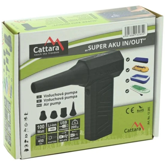 Pompa Cu Acumulator Cattara, Usb-c, 450l/min - Tt13285