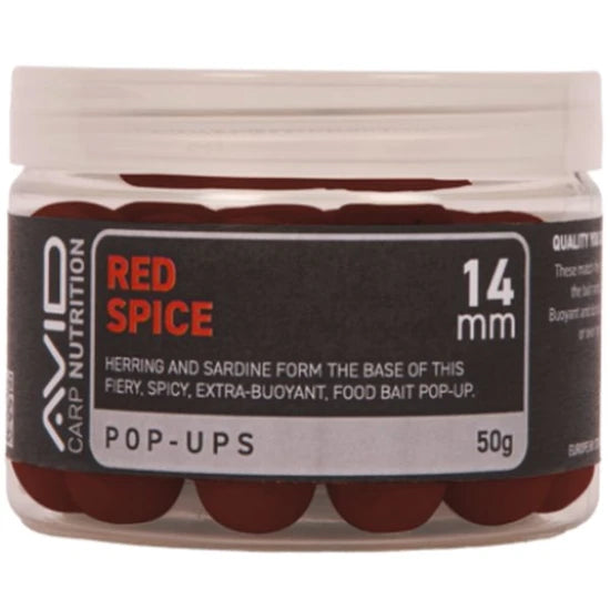 Pop Up Avid Pop-ups, Red Spice, 14mm, 50g