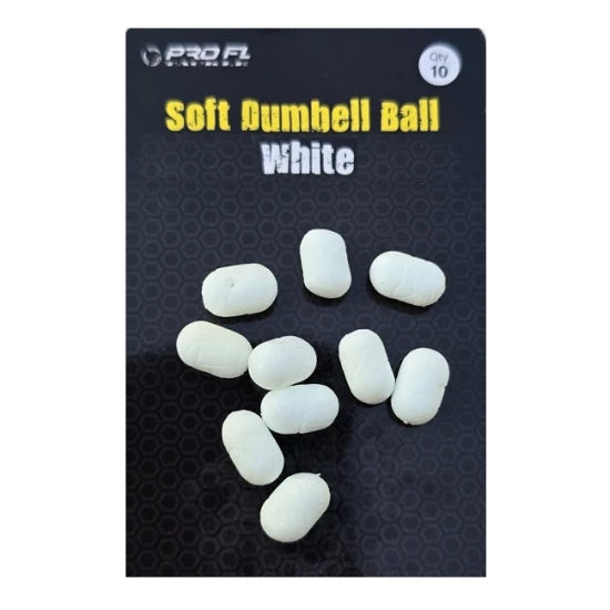 Pop Up Artificial Pro Fl Dumbell, Alb, 6x10mm