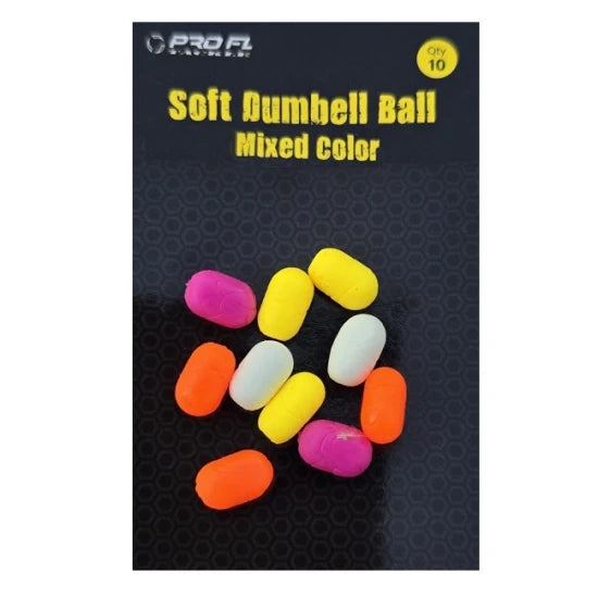 Pop Up Artificial Pro Fl Dumbell, Mix Colour, 6x10mm