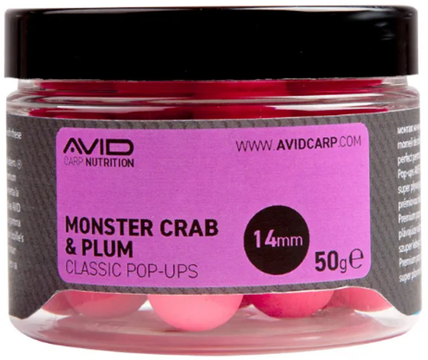 Pop Up Avid Classic, Monster Crab &amp; Plum, 14mm, 50g