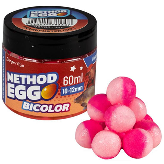 Pop Up BENZAR MIX Method Egg Bicolor, Chili Sausage, 10-12mm, 60ml