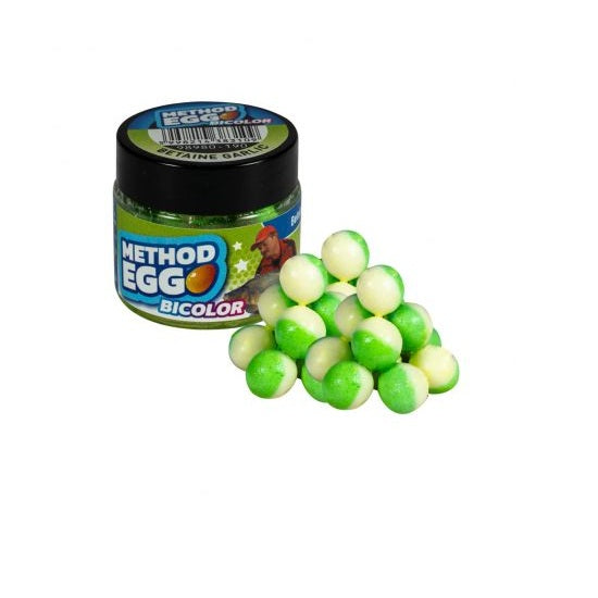Pop Up Benzar Method Egg Bicolor Betaina Usturoi 6-8mm 30ml