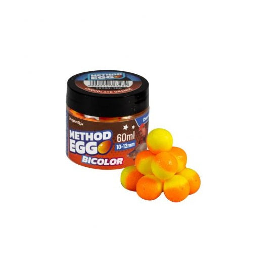 Pop Up Benzar Method Egg Bicolor Ciocolata Portocala 10-12mm 60ml