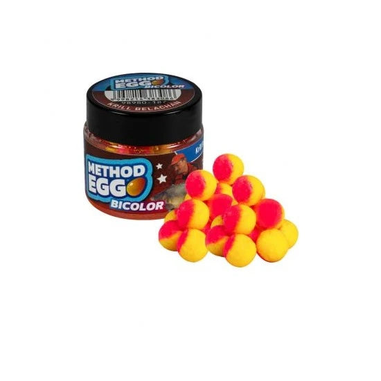 Pop Up Benzar Method Egg Bicolor Krill Belachan 6-8mm 30ml