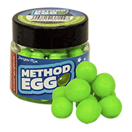 Pop-up Benzar Method Egg Green Betaine, 8mm, 30ml/borcan