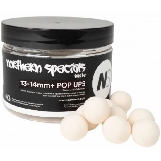 Pop Up CC MOORE NS1 Plus, White, 13-14mm, 45buc/cutie