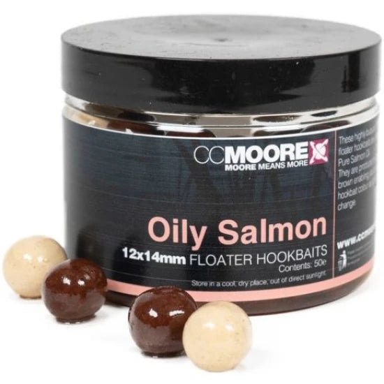 Pop Up Cc Moore Floater Hookbaits, Oily Salmon , 12x14mm, 50buc/pac