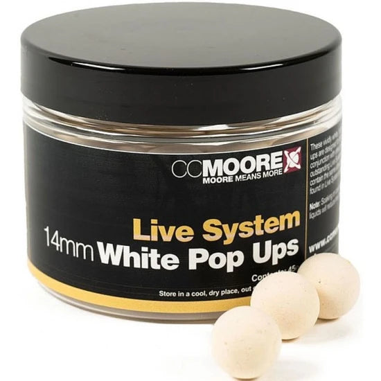 Pop Up Cc Moore Live System White, 12mm, 55buc/cutie
